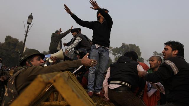 De violentes manifestations ont eu lieu en Inde après un viol [AP Photo/Altaf Qadri)]
