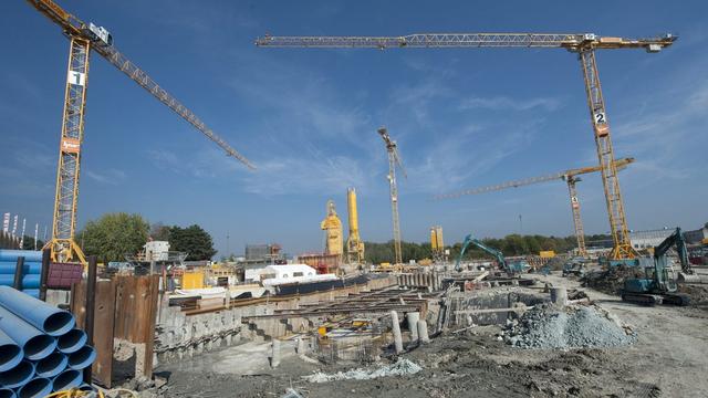 Le secteur de la construction de l'Est vaudois prévoit 150 licenciements d'ici la fin de l'année. [Keystone - Laurent Gilliéron]