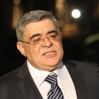Nikos Michaloliakos, leader du parti grec néonazi "l'Aube dorée" [Orestis Panagiotou]