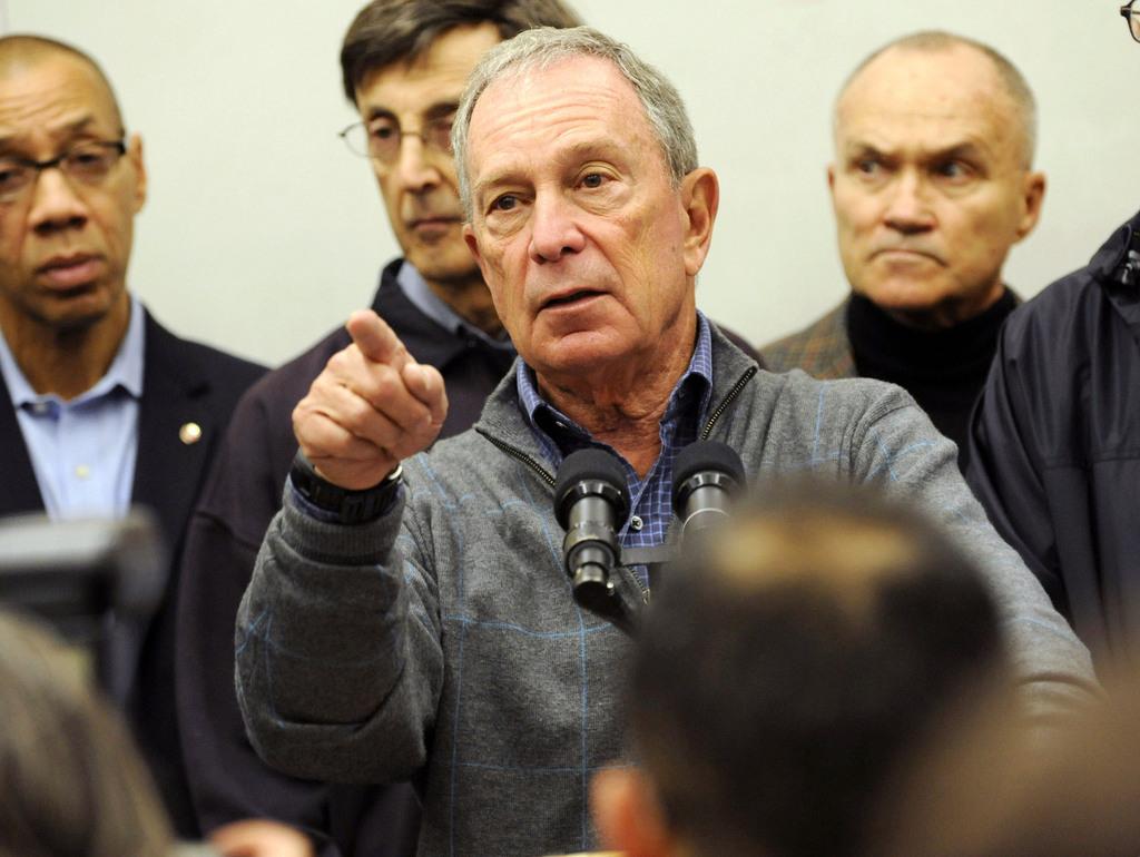 Michael Bloomberg a averti les habitants de New York: "c'est une tempête qui peut facilement vous tuer". [Louis Lanzano]