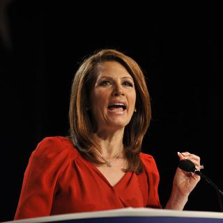 Michele Bachmann, figure des ultraconservateurs du Tea Party, est devenue Suisse. [Nicholas Kamm]