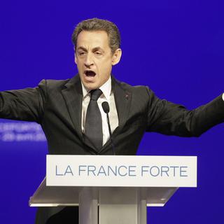 Nicolas Sarkozy a qualifié de "grotesque" les accusations de Mediapart. [AP Photo/Michel Euler]