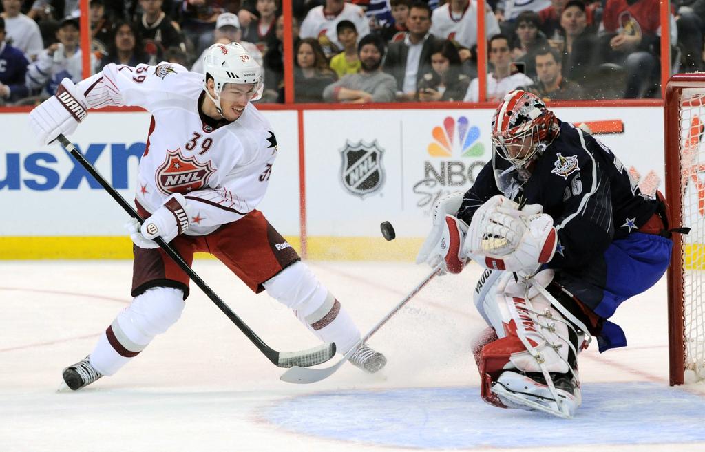 Logan Couture a disputé le All-Star Game de la NHL en janvier 2012. [Sean Kilpatrick]