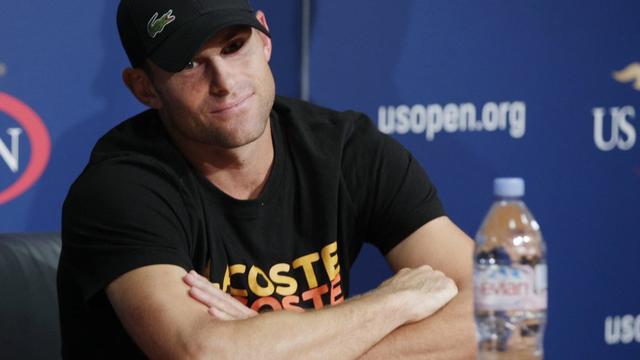 Andy Roddick speaks during a news conference during the second round of play at the 2012 US Open tennis tournament, Thursday, Aug. 30, 2012, in New York. Roddick says the U.S. Open will be the last tournament of his career. The 2003 U.S. Open champion and former No. 1 announced his plans to retire at a news conference Thursday, his 30th birthday.(AP Photo/Frank Franklin II) [Frank Franklin II]