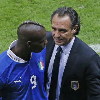 Le sélectionneur Cesare Prandelli a misé sur le bon numéro avec Balotelli. [Leonhard Foeger]