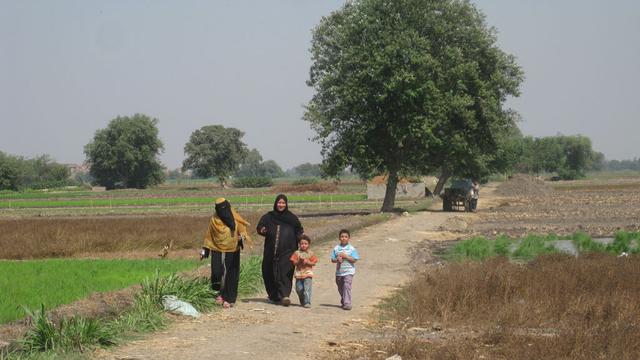 El-Adwa, village de basse Egypte où le candidat Mohamed Morsi est né. [Aude Marcovitch]