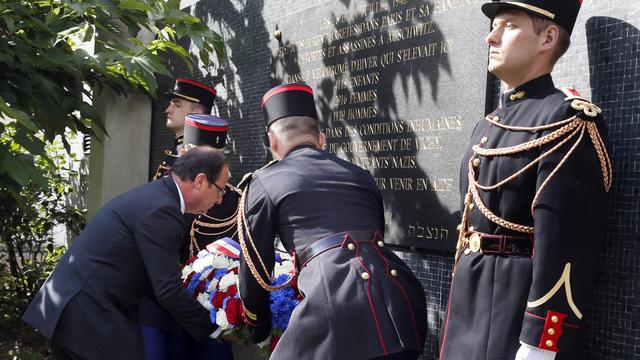 La cérémonie de ce dimanche aura été l'occasion pour le président français de reconnaître la responsabilité de son pays dans la rafle du Vél d'hiv. [Pierre Verdy]