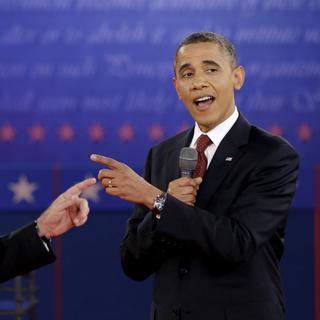 C'est le dernier débat entre Mitt Romney et Barack Obama avant l'élection.