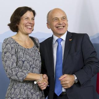 Ueli Maurer et son homologue suédoise Karin Enstroem.