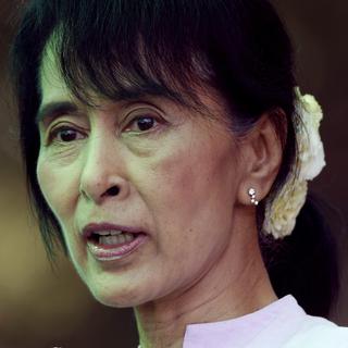 Aung San Suu Kyi, opposante et lauréate du Prix Nobel de la Paix birmane. [Barbara Walton]