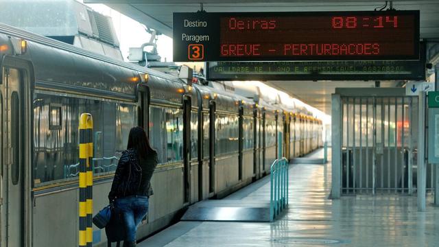 Au Portugal, la grève touche particulièrement le transport ferroviaire.