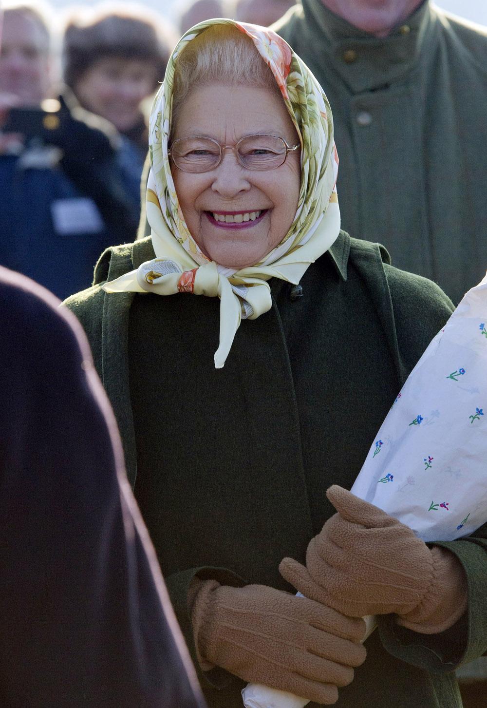 3 février 2012, cérémonie pour les 60 ans de son règne, Norfolk. [AFP - Arthur Edwards.]