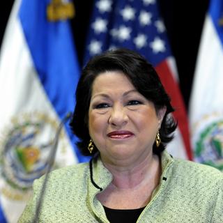 Sonia Sotomayor est la première personnalité d'origine hispanique à accéder à la Cour Suprême. [AFP PHOTO/ Jose CABEZAS]