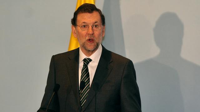 Le Premier ministre espagnol Mariano Rajoy, élu en décembre 2011, doit faire face à une grave crise économique dans son pays. Son gouvernement est d'ailleurs fortement contesté par des milliers d'indignés espagnols pour son plan d'austérité. [/GUILLERMO LEGARIA]