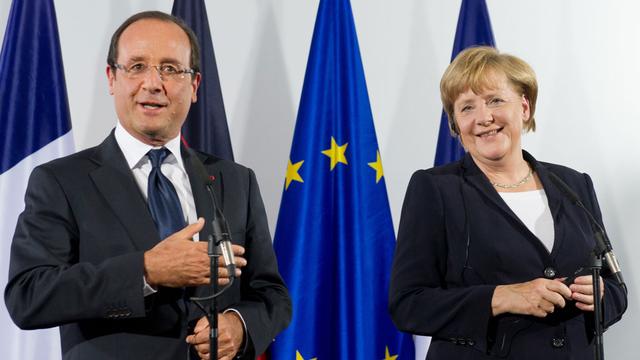 L'amitié franco-allemande a 50 ans ce samedi et a été célébrée à Ludwigsburg par le président français François Hollande et la chancelière allemande Angela Merkel. [Marijan Murat]