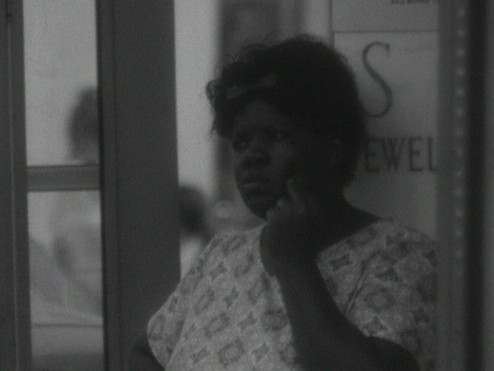 Une femme noire à Atlanta en 1962. [RTS]