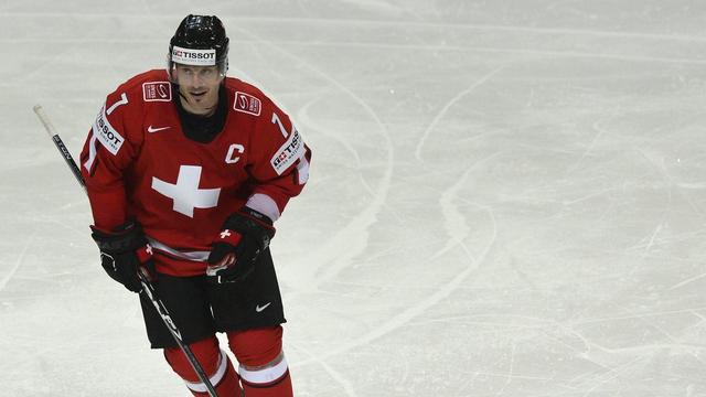 Streit et les autres "NHLers" revenus en Suisse formeront la base de l'armada helvétique à Arosa. [Peter Schneider]