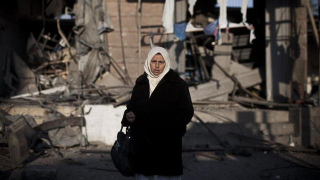 Les tirs ont provisoirement cessé ce mardi 20.11.2012 sur Gaza. [EPA/Keystone - Olivier Weiken]