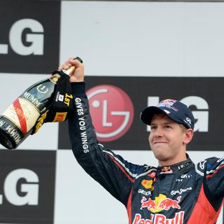 Sebastian Vettel prend la tête du championnat de formule 1 après sa victoire au Grand prix de Corée du sud. [Roslan Rahman]