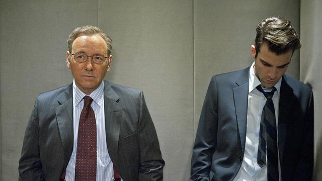 Kevin Spacey et Zachary Quinto dans "Margin Call". [The Picture Desk]
