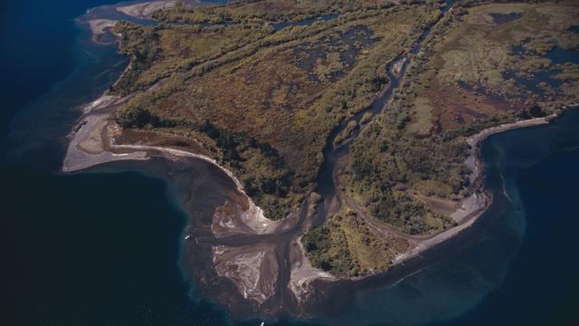 Le lac Taupo en Nouvelle-Zélande. [Klaus D. Francke]