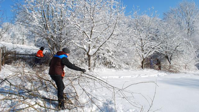 Le froid n'a pas découragé les apprentis chasseurs jurassiens. [Gaël Klein]