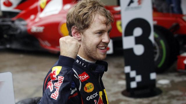 Sebastian Vettel champion avec seulement 3 points d'avance [AP Photo/Silvia Izquierdo]