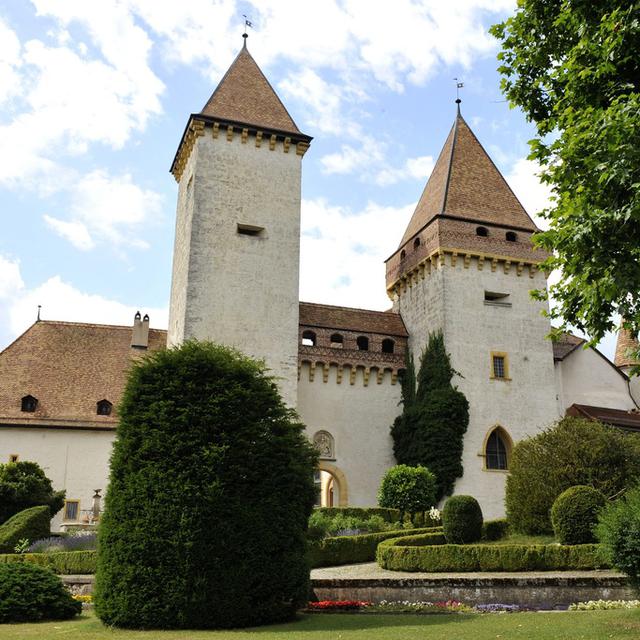 Le Domaine du Château de La Sarraz consacre sa saison 2012 à la thématique de la mort. [Dominic Favre]