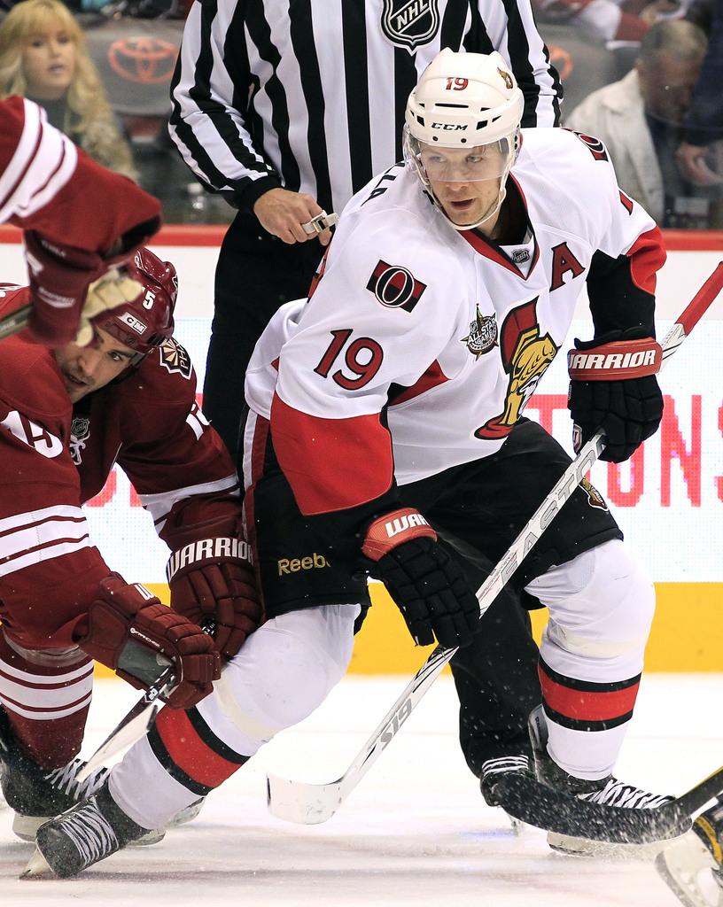 Spezza court toujours après la Coupe Stanley avec Ottawa. [KEYSTONE - Ross D. Franklin]