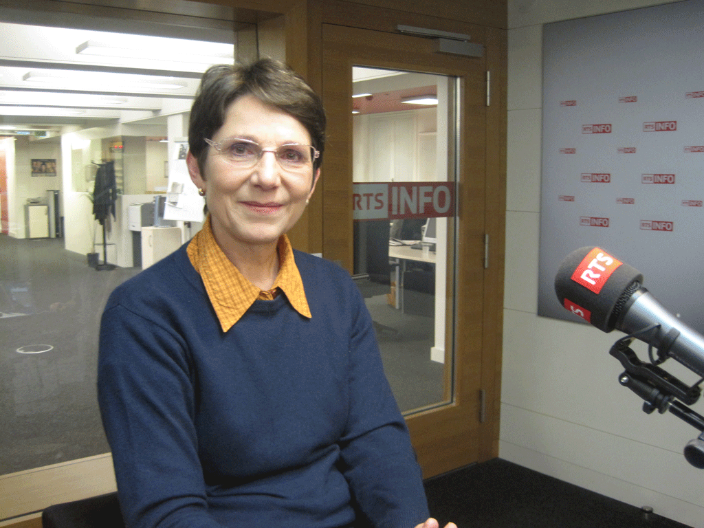 Marcelle Monnet-Terrettaz, députée socialiste et 1ère vice-présidente du Grand Conseil valaisan. [Sandro Lisci]