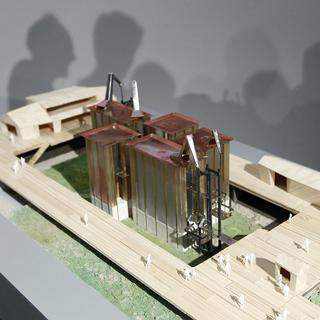 Le pavillon suisse à l'exposition universelle de Milan en 2015. [Peter Klaunzer]