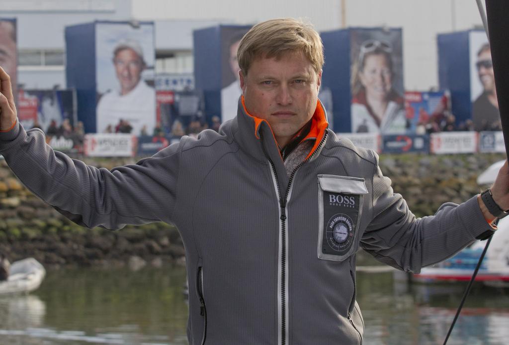 Alex Thomson devrait tout de même pouvoir poursuivre la course. [KEYSTONE - Jacques Brinon]