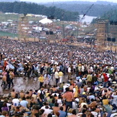 Woodstock en août 1969. [CC-BY-SA]