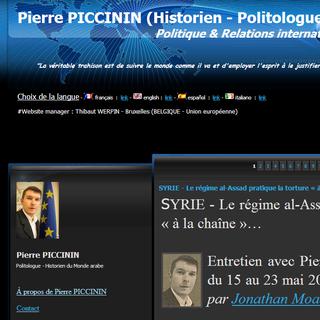 Sur le site de Pierre Piccinin. [DR]