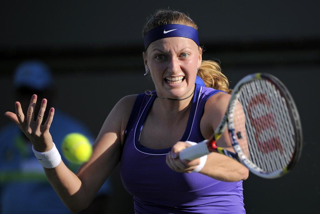 Petra Kvitova a connu une grosse désillusion. [KEYSTONE - Mark J. Terrill]