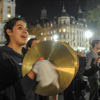 Les Argentins protestent contre le gouvernement de Cristina Kirchner, à coups de casseroles. [Juan Roncoroni]