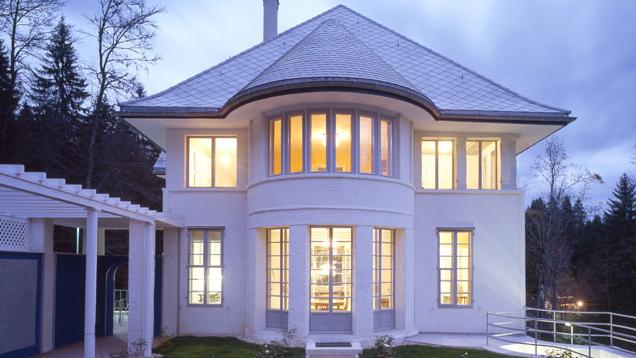 La Maison blanche à La Chaux-de-Fonds, première maison imaginée par Le Corbusier en 1912 pour ses parents. [AMB/F.L.C./ProLitteris - Eveline Perroud]