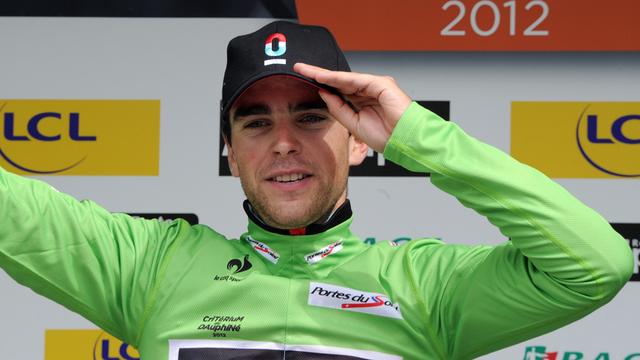 Le Français Tony Gallopin lors du Critérium du Dauphiné libéré, le 6 juin 2012. [Pascal Pavani]