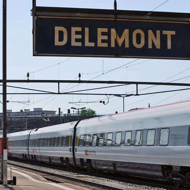 La gare CFF de Delémont. [Gaël Klein]