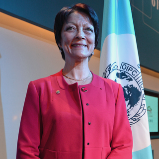 Mireille Ballestrazzi, nouvelle présidente d'Interpol. [Andreas Solaro]