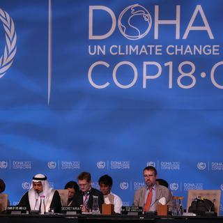 La conférence sur le climat à Doha aurait dû s'achever vendredi soir. [KARIM JAAFAR / AL-WATAN DOHA]