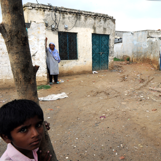 La maison de la fillette à Mehrabad, dans la banlieue d'Islamabad. [Aamir Qureshi]