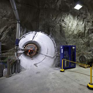 La Nagra est chargée de trouver des solutions de stockage des déchets nucléaires en Suisse. [Keystone - Gaëtan Bally]