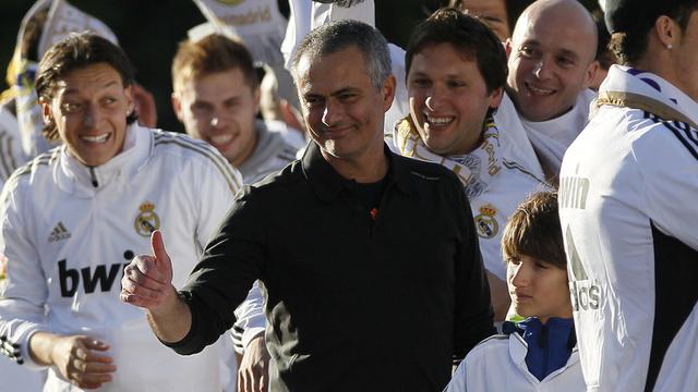 Vainqueur de la Liga avec le Real, José Mourinho doit désormais ramener la Ligue des champions à Madrid. [Keystone - Andres Kudacki]