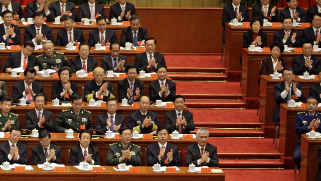 Le 18e Congrès du Parti communiste chinois s'est achevé ce mardi 13.11.2012 à Pékin. [Jason Lee]