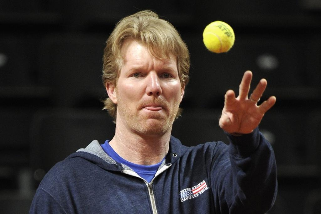 Jim Courier est capitaine des USA depuis une année [KEYSTONE - JEAN-CHRISTOPHE BOTT]