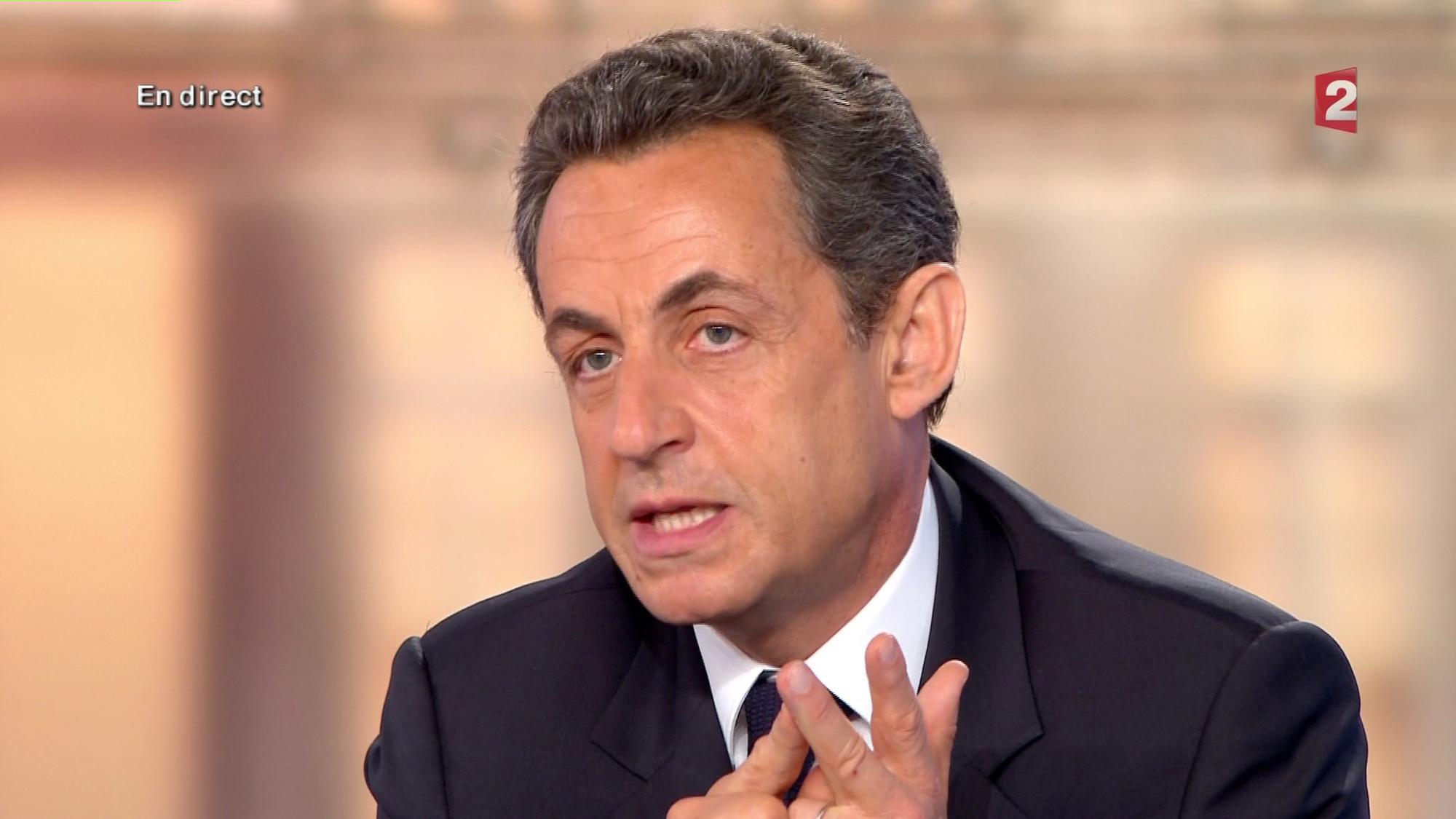 Nicolas Sarkozy [REUTERS - France 2 Télévision]
