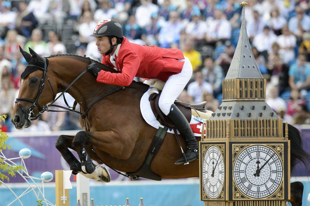 Steve Guerdat a réalisé une préstation à la hauteur de la précision de Big Ben. [LAURENT GILLIERON]