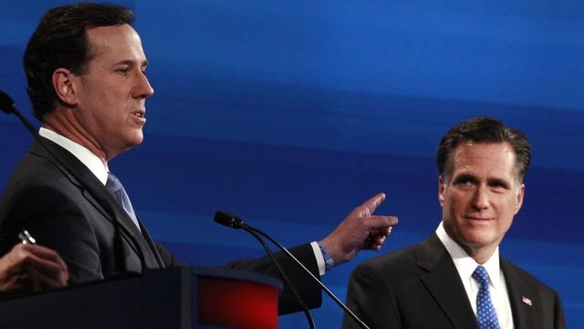 Le Parti républicain - qui a perdu les résultats de huit circonscriptions - a finalement déclaré vainqueur Rick Santorum dans l'Iowa. [KEYSTONE - Charles Dharapak]