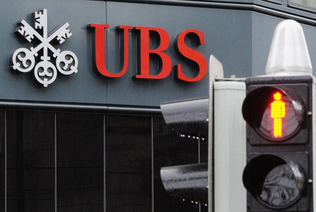 Le logo de l'UBS. [Steffen Schmidt]